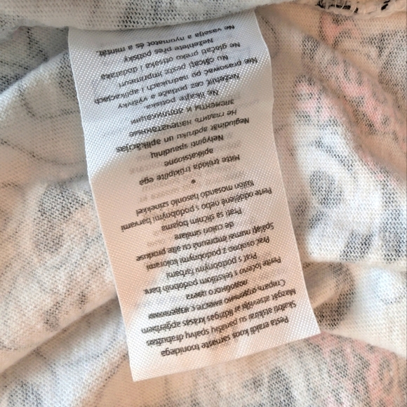 Disney Minnie Mouse Graphic Dress White And Pink Cotton SZ 28 Eu 7/8 US - Picture 4 of 6